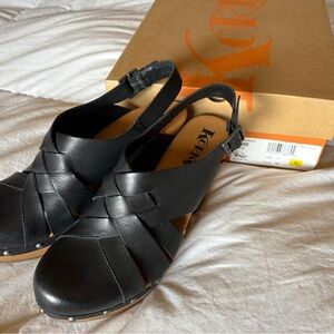 Kork-Ease Wynne Black Leather Mules